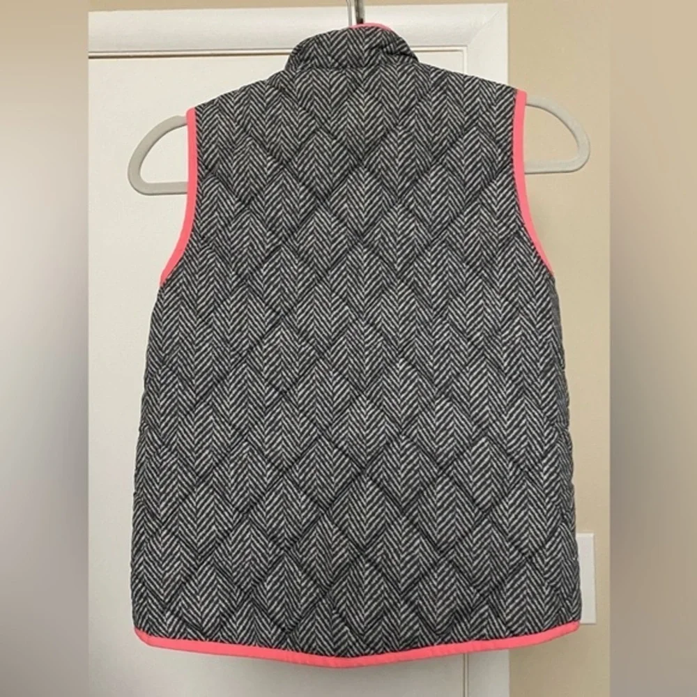 Crewcuts J. Crew Herringbone Print Vest Girls Size 10